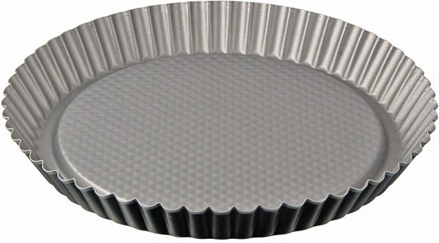 Zenker Obstkuchenform Energy, runde Kuchenform aus Aluminium mit Antihaftbeschichtung, Anthrazit/Silber, Durchmesser: 28 cm - Bild 1