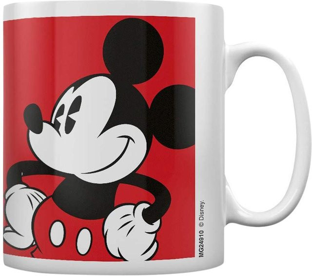 Disney Mickey Mouse Tasse in Rot und Schwarz, One Size - Bild 1