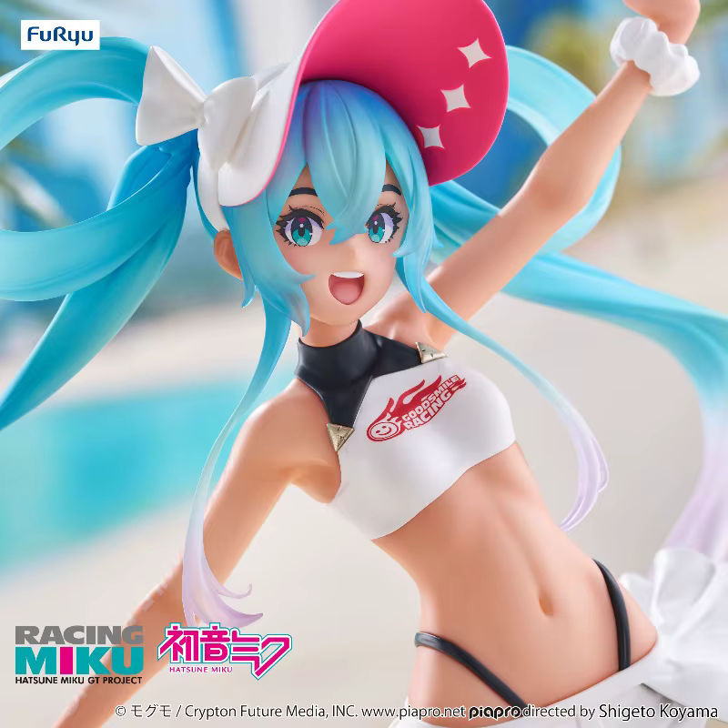 FuRyu Racing Miku 2024 Sommerurlaub Ver. Trio-Try-iT Anime Figur, mehrfarbig, Höhe: 21 cm - Bild 2