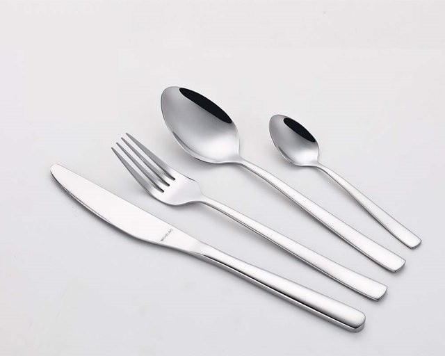 Michelino Besteck-Set aus Edelstahl in Silber, 60-teilig, poliert - Bild 1