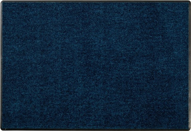 Rutschhemmende Fußmatte Salonloewe in Blau aus Polyamid und Gummi - Bild 1