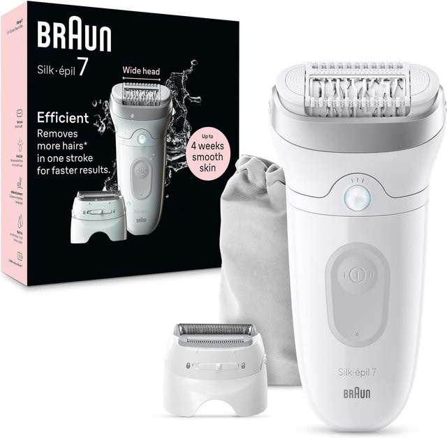Braun Silk-épil 7 Epilierer, Weiß - Bild 1