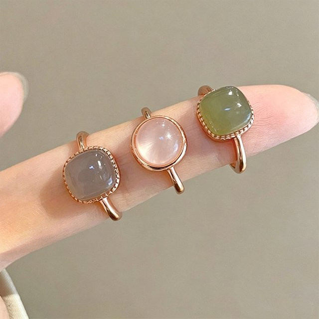 StoneAge Ring, Kristall, Roségold, Damen - Bild 1