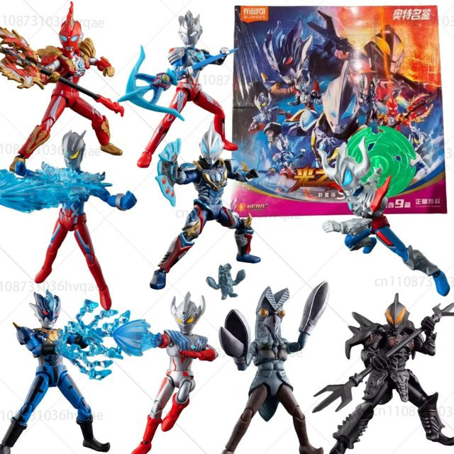 Blokees Ultraman, Actionfigurenspielzeug, Sternversion, S, Welle 1, echtes Geed Tiga - Bild 1
