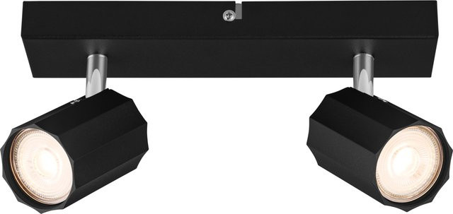 LIVARNO HOME Wand- und Deckenleuchte mit neigbaren und schwenkbaren LED-Spots in Schwarz - Bild 1