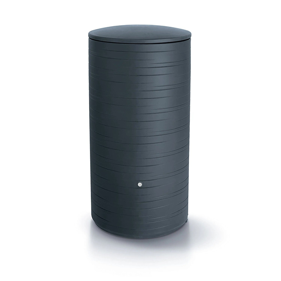 Arves Regentonne Novara Regenwassertank aus Kunststoff, Anthrazit, 280 l - Bild 2