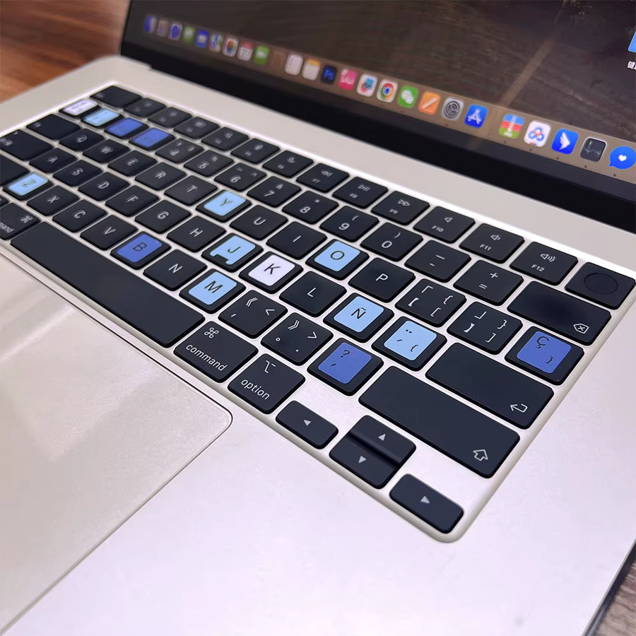Bunte Universal-Tastaturaufkleber von SDYIGOE als Ersatzaufkleber für Computertastaturen - Bild 2