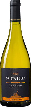 Finca Santa Bella Chardonnay Black Label Weißwein Mendoza Argentinien 0,75 l