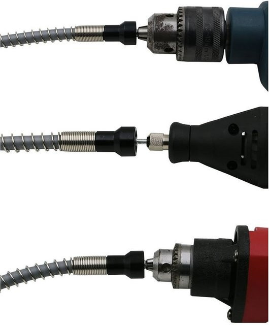 VIBRATITE Flexibles Wellenverlängerungskabel mit drehbarem Aufsatz für elektrische Schleifmaschinen, Graviermaschinen und Bohrer - Bild 1