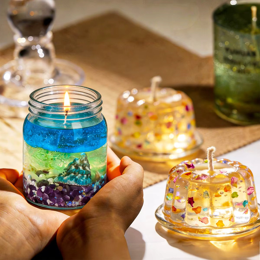 UDOCOOL Transparentes Gelwachs für die DIY Kerzenherstellung, Kristallgel für Duftkerzen-Zubehör - Bild 4