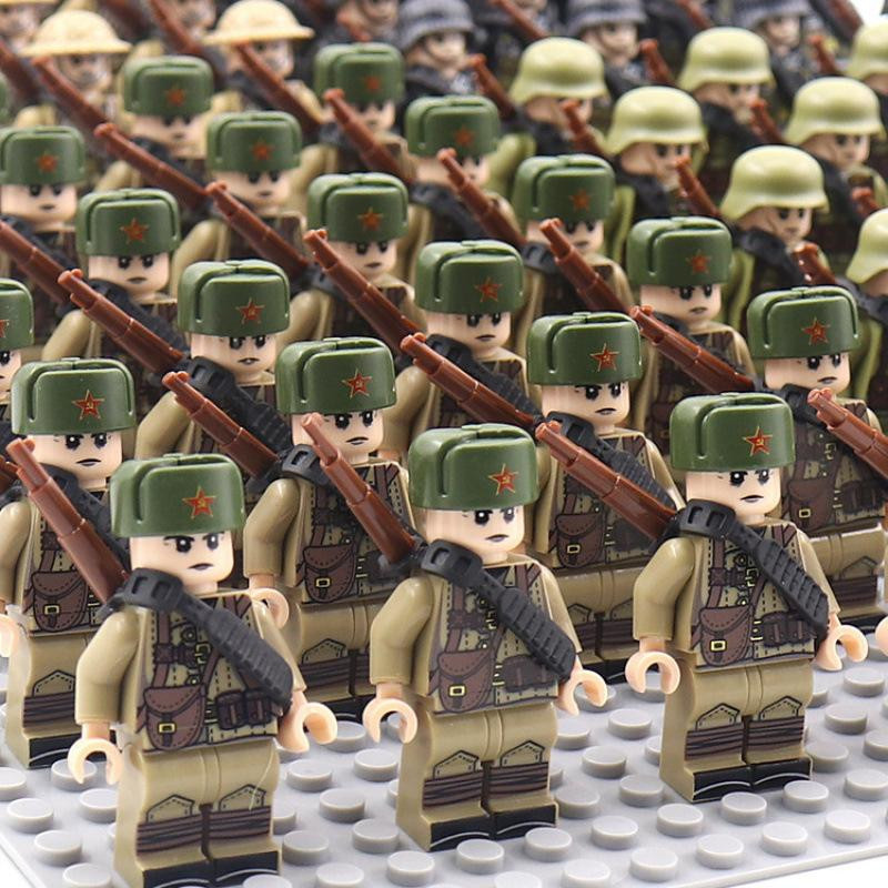 Yiran toy Bausteine Zweiter Weltkrieg Militärische Soldaten ab 14 Jahren - Bild 3