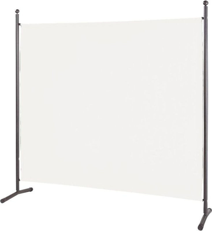 GRASEKAMP Stellwand aus Textil und Metall in Weiß, B/H: 180 x 180 cm - Bild 1