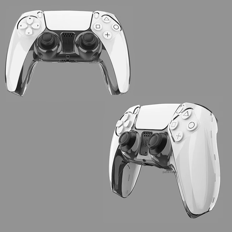 DATA FROG Transparente Schutzhülle aus hartem PC für PS5 Controller - Bild 3