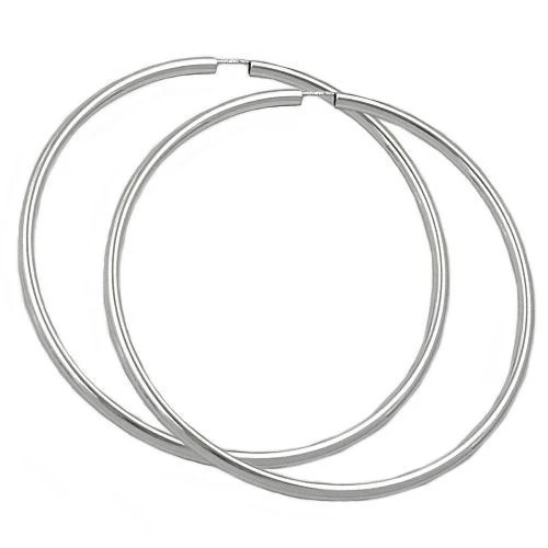 SIGO Creolen 925 Silber, 70 mm, Damen - Bild 1
