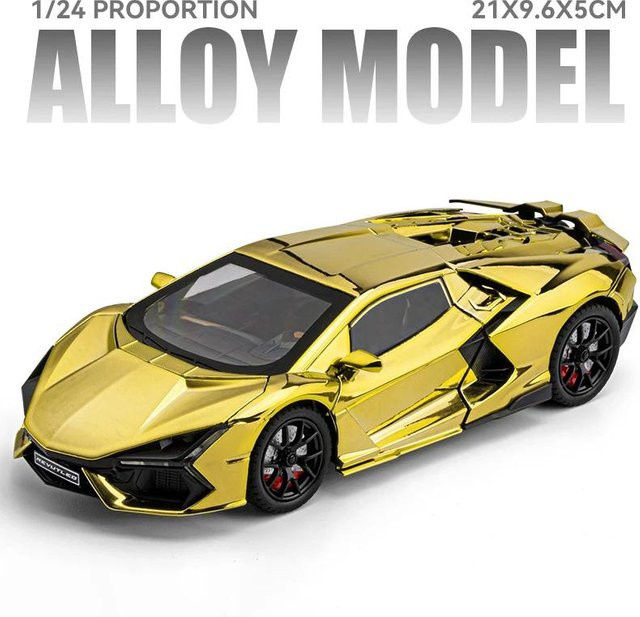 Linyi toy car Revuelto Modell Spielzeug Auto, 1:24, mit Ton und Licht, ab 14 Jahren - Bild 1