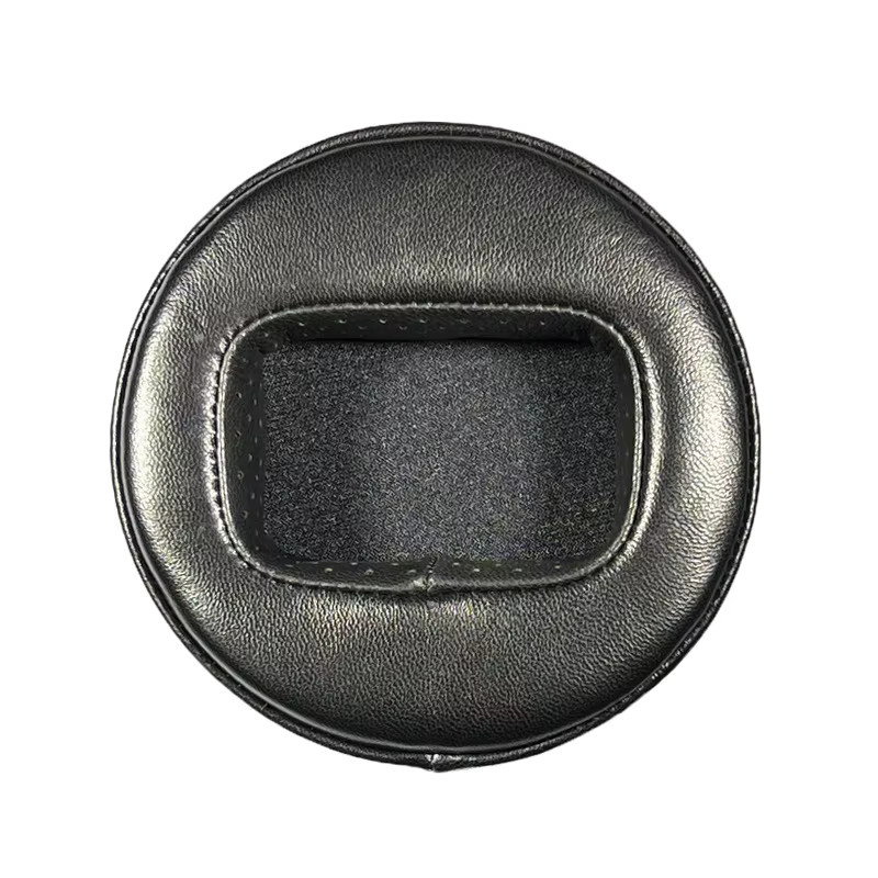Runde Ohrpolster aus Schaffell in Schwarz für Sony und Philips Kopfhörer wie ATH-ADG1, HD668B, HD669 und K550 - Bild 2