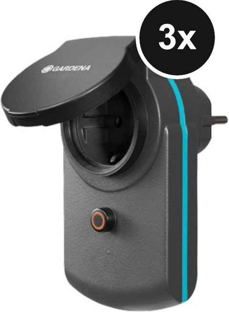 Gardena smart system Zwischenstecker Netzanschluss 3er Set Grau B/T/H: 12,5 x 8 x 26 cm - Bild 3