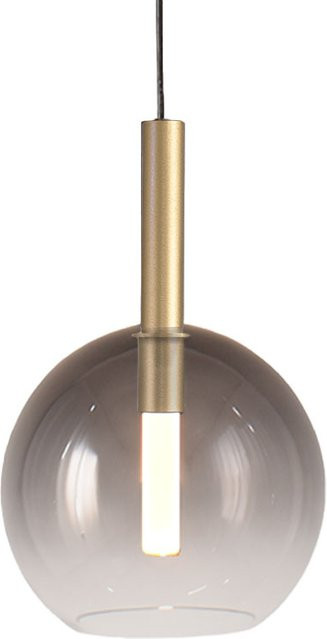 Masterlight Lido LED-Pendelleuchte 1-flammig aus Glas in Grau und Gold matt - Bild 1