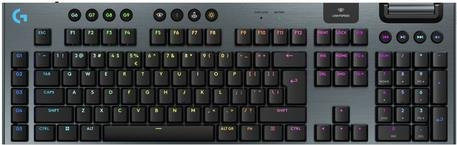Logitech G G915 X Kabellose Mechanische Gaming-Tastatur mit GL Clicky Schaltern, LIGHTSPEED, Bluetooth und USB-C, QWERTY US International, Schwarz - Bild 1