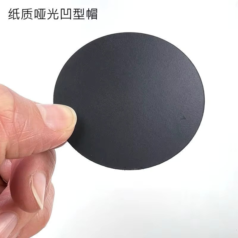 2er Set Lautsprecher Staubkappen aus Papier und Stoff für Woofer und Subwoofer in Schwarz oder Silber, Durchmesser: 80 mm bis 120 mm - Bild 2