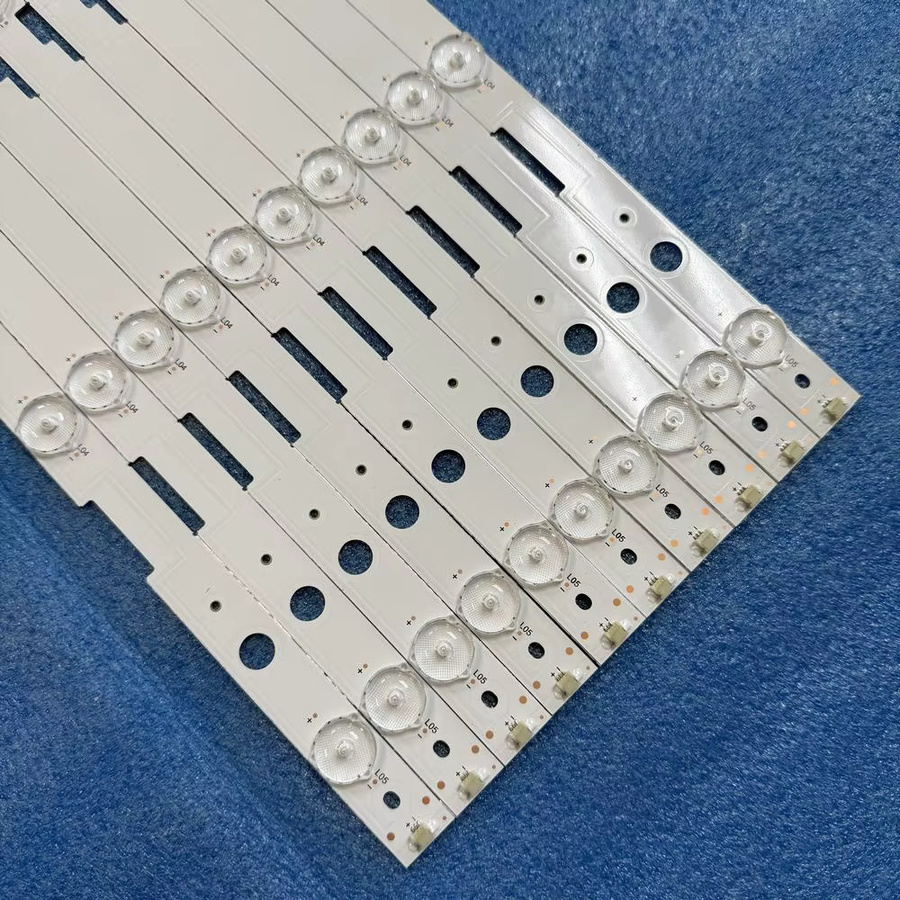 10er Set LED Hintergrundbeleuchtung Streifen für Blaupunkt 55/405V-GB-11B4-UEGBQUX-EU LSC550FN11 LTA550FJ03 in Weiß - Bild 3
