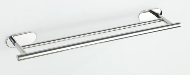 Wenko Handtuchstange Turbo-Loc Orea Shine aus Edelstahl in Silber - Bild 1