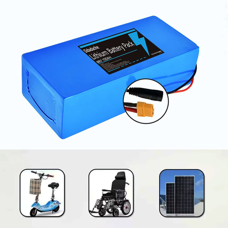 Kugoo 13S5P 18650 48V Akku-Pack mit 16000mAh und integriertem BMS für Elektroroller M4, M4Pro, M5, M5Pro und MaxSpeed in Blau - Bild 3