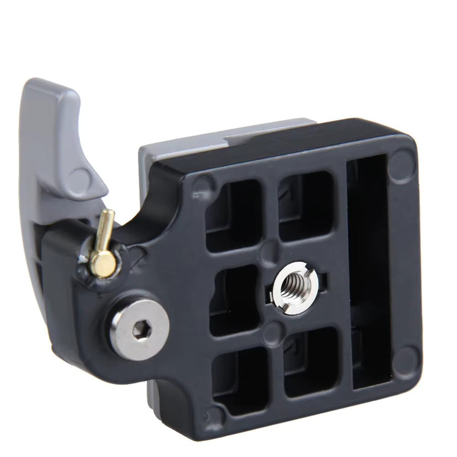 Manfrotto 323 Schnellwechseladapter in Schwarz mit kompatibler 200PL-14 Platte - Bild 2