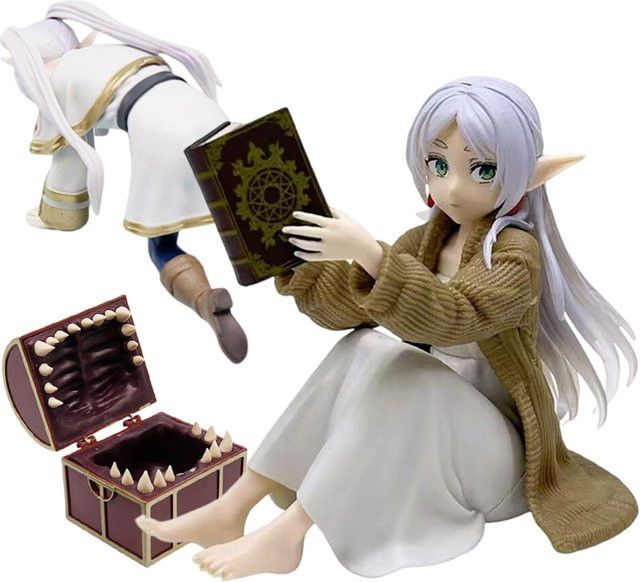 Frieren Beyond Journey's End Anime Figur im Nachtanzlauf-Design als dekorative Actionfigur für deinen Schreibtisch - Bild 1
