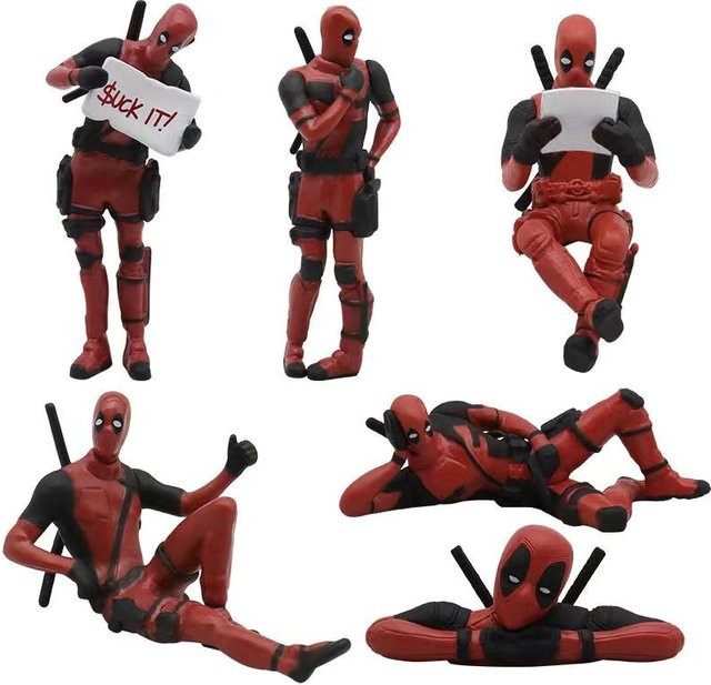 Bandai Marvel Deadpool, Figur, 6-teiliges Set - Bild 1