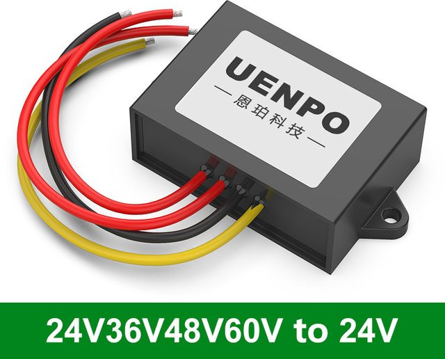 Wasserdichter AC zu DC Stromversorgungsmodul Konverter von AC24V zu DC24V in Schwarz - Bild 1