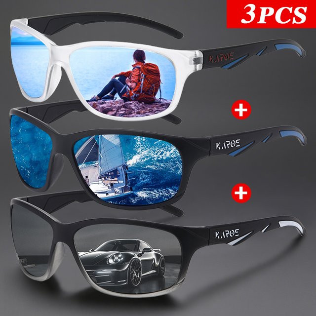 Karos Sonnenbrille, polarisiert, Vollrand, Kunststoff, Herren - Bild 1