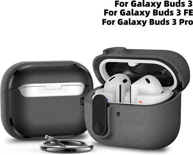 Schutzhülle für Samsung Galaxy Buds 3, Buds3 Pro und Buds3 FE mit Secure Lock in Purple - Bild 1