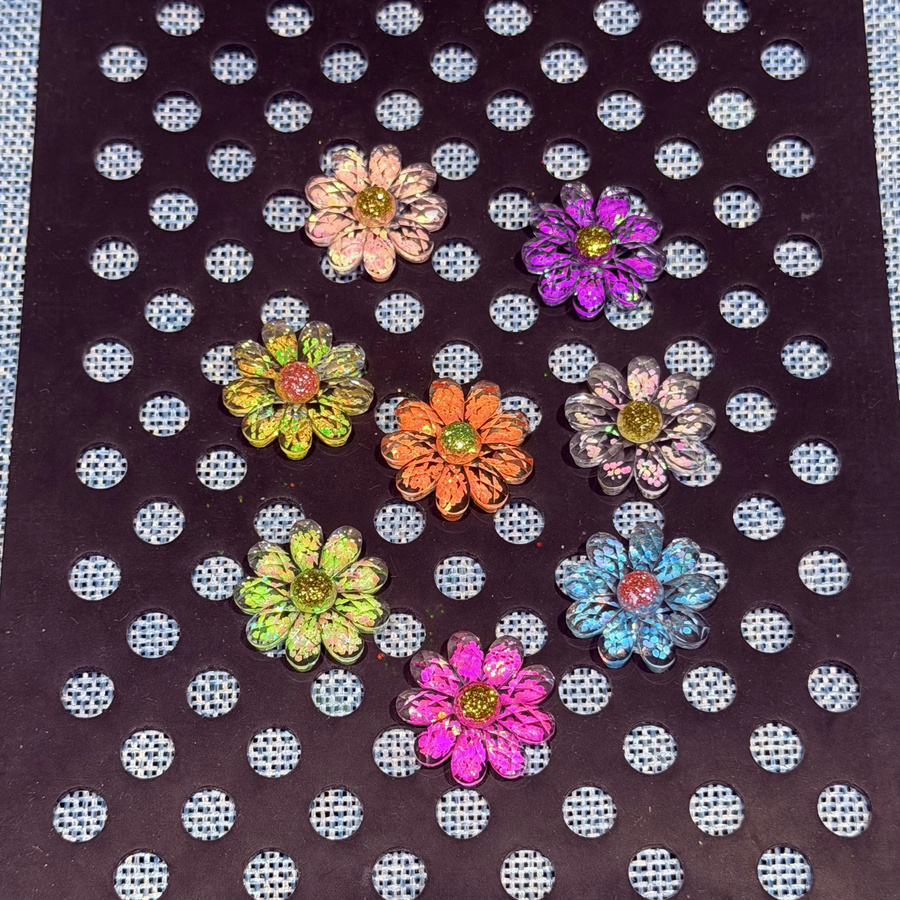Happye&TiTi Schuhcharms, Bunte Blumen, Harz, Mädchen - Bild 3