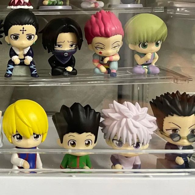 Bandai Hunter x Hunter Anime Figur Hisoka Phantom Troupe Q Version aus PVC in Multicolor, Höhe: 10 cm - Bild 1