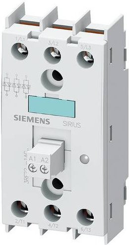 Siemens Halbleiterrelais 3RF22551AC35 55A Nullspannungsschaltend mit max. 600 V/AC Schaltspannung - Bild 1
