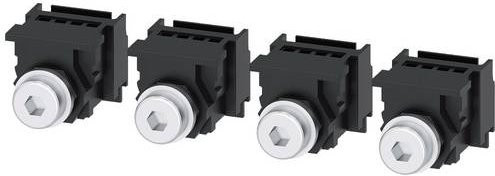 Siemens Flachanschluss 3VA9134-0QA00 Schwarz mit Schraubanschluss - Bild 1