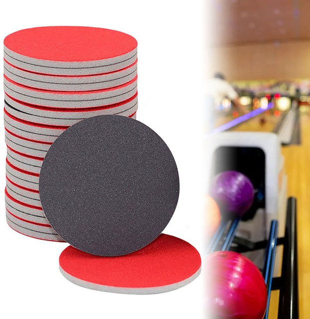 DAZZLEEX 12er Set Schaum Schleifpads für Nass- und Trockenschleifen, Körnung 500-3000 Grit, Polierschwämme für Bowlingbälle und Autopflege - Bild 1