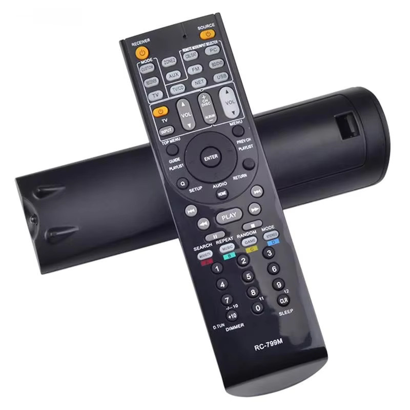Onkyo Fernbedienung in Schwarz passend für RC-799M, RC-834M, RC-737M, RC-812M, RC-801M, RC-803M und Onkyo AV HT-R391, HT-R558, HT-R590, HT-R591, HT-S5500 - Bild 1