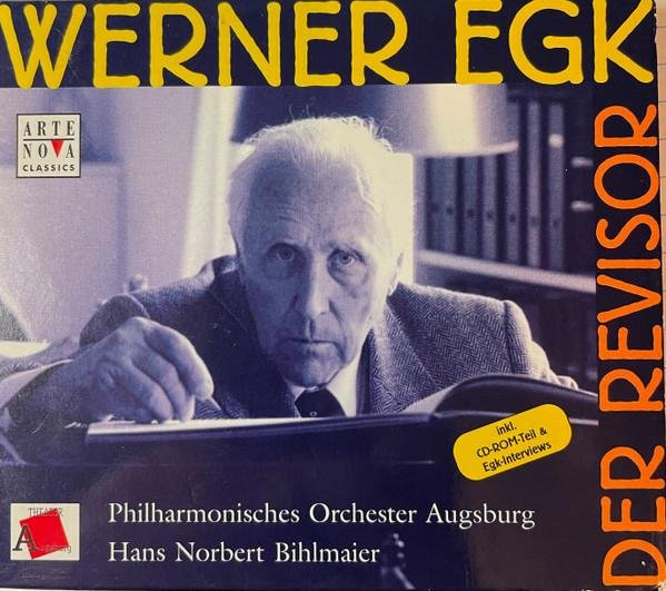Der Revisor von Werner Egk, Philharmonisches Orchester Augsburg, CD - Bild 1