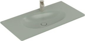 V&B Schrankwaschtisch Antao mit 1 Handtuchhalter in Morning Grey, B/T: 100 x 50 cm - Bild 1