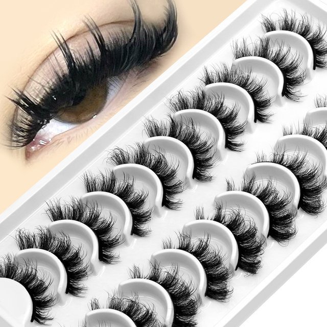Lasvirey Künstliche Wimpern, 5D, Volumen, Unisex - Bild 1