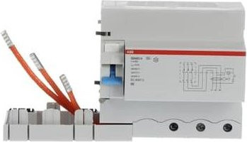 ABB DDA803A-63/0,5 FI-Schutzschalter RCBO 63A 0,5A 690V Weiß - Bild 1