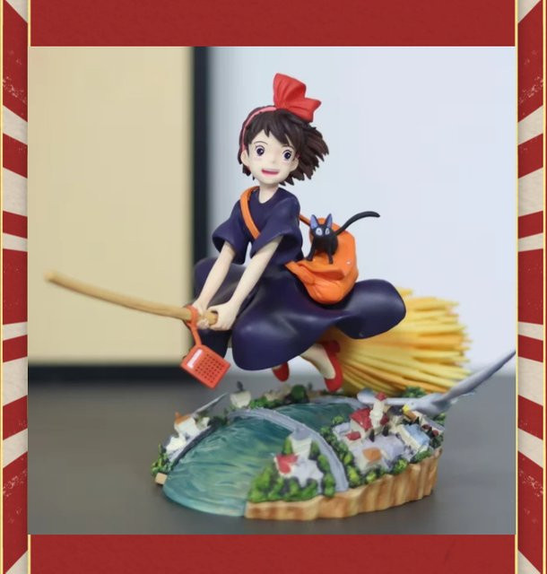 Bandai Kiki's Delivery Service Jiji Schwarze Katze, Anime-Figur - Bild 1