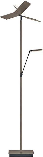 Elements by Bankamp Lars 60581 LED-Deckenfluter mit Leselicht in Bronze, dimmbar und verstellbar - Bild 1