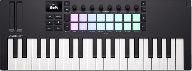 Novation Launchkey Mini 37 MK4 MIDI-Keyboard in Schwarz - Bild 1