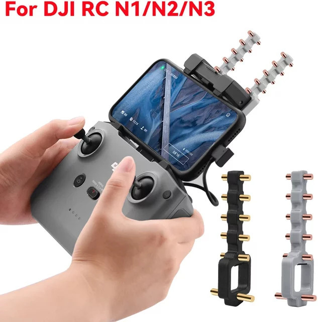 DJI 5,8 GHz Yagi-Antenne Signalverstärker für RC-N1, RC-N2 und RC-N3 Fernbedienungen, kompatibel mit DJI Air 2S, Mini 3, Mavic 3 und Mini 4K, Schwarz - Bild 1