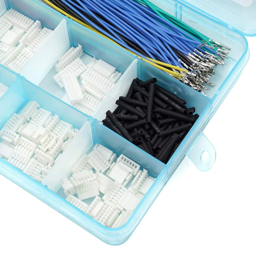 AOKIN XH-Stecker-Buchsen-Set mit vorgekrimptem Kabeldraht, JST-Adapterkabel in Multicolor, 2/3/4/5/6/7-polig - Bild 2