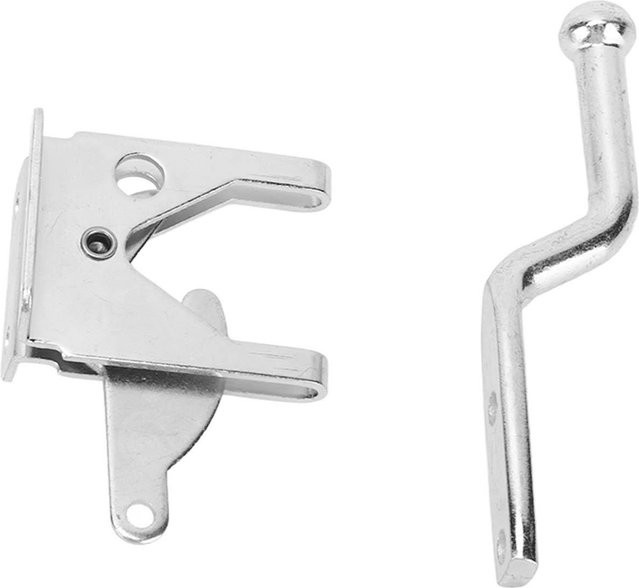 Meterk Sicherheits-Türschloss Hasp Latch aus Carbon Steel in Weiß und Silber - Bild 1
