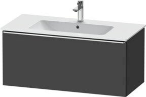 Duravit Waschtischunterschrank D-Neo, Wandhängend, Grau Matt, B/T/H: 101 x 46,2 x 44 cm - Bild 1